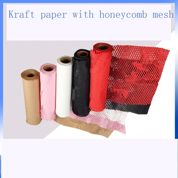 Honeycomb Paber Kingitus Pakkimise Paberid Polsterdus kokkupõrke-täitematerjal Jõupaber, Kott, Ehted, Kosmeetika Kiletamine Papel
