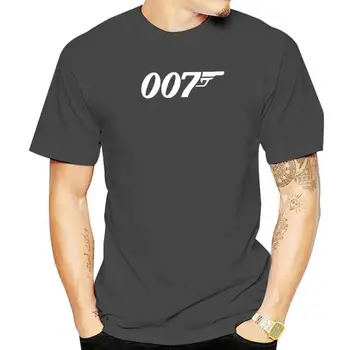 Tshirt Filmi Bond T-Särk Puuvillane Lühikese varrukaga, kanna Liiga T-Särk ELI/USA Mugav Tee Tops